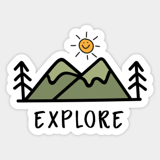 Explore Sticker